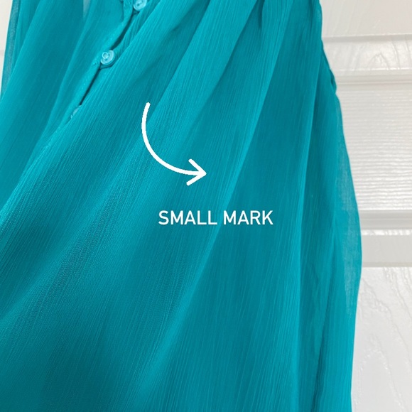 Studio by YDE | Teal Sheer Sleeveless Top - Picture 9 of 12